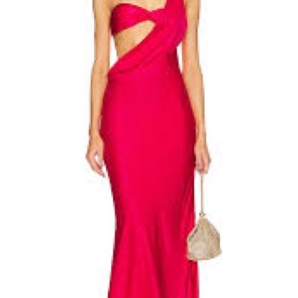 The Sei Dresses & Skirts - THE SEI asymmetrical, cowl bias gown in peony.  NWT completely sold out!